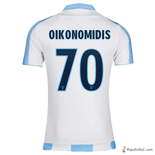 Camiseta Lazio Replica Segunda Ropa Oikonomidis 2017/18